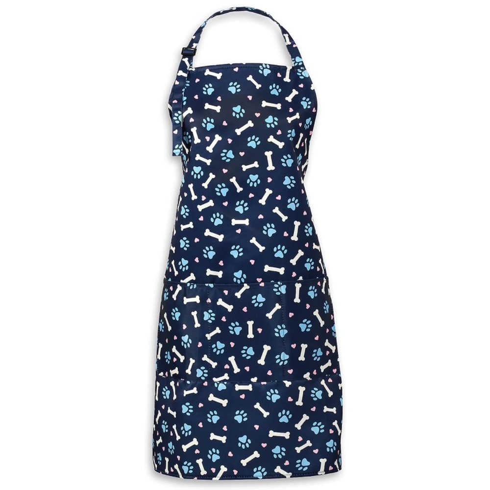 Dog Groomer Apron Waterproof 3 Pockets Plum Hill